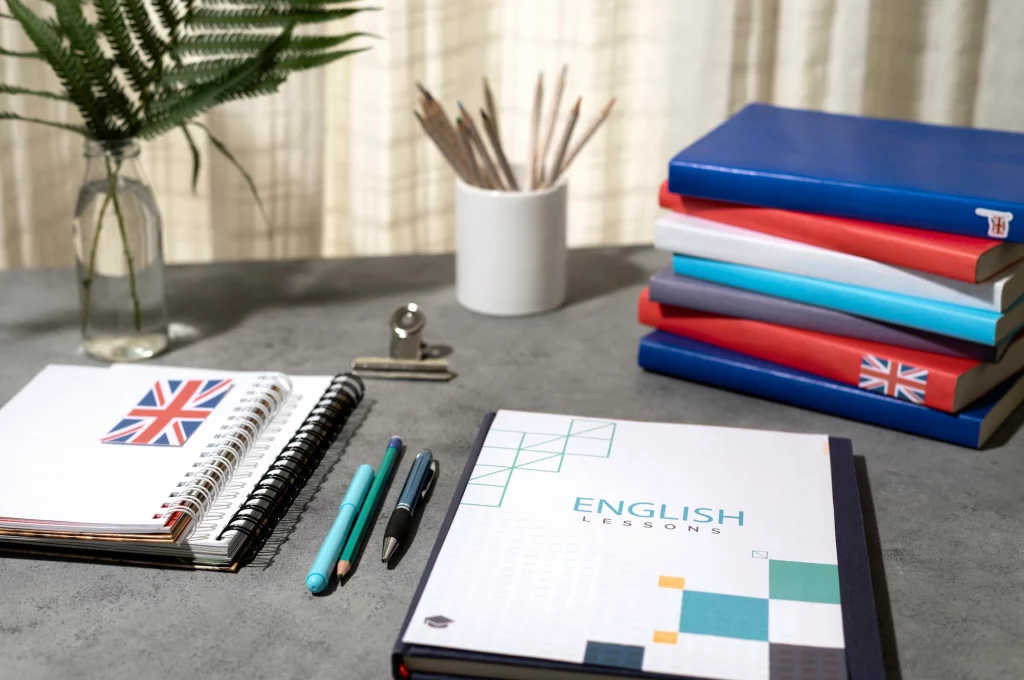 english-books-stacks-table-working-space english-books-stacks-table-working-space